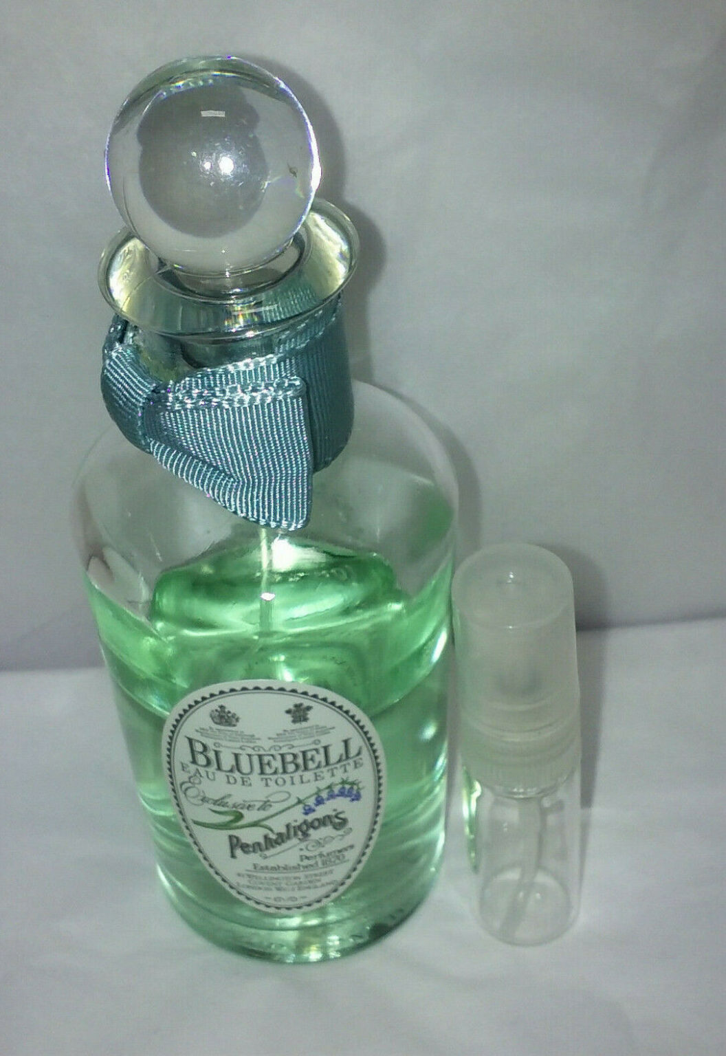Penhaligon’s Bluebell eau de toilette sample vial 3ml bottle large perfume is not included